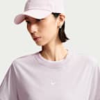 เสื้อยืดแขนสั้นทรงโอเวอร์ไซส์ผู้หญิง Nike Sportswear (พลัสไซส์)