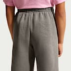 Nike Sportswear Studio Fleece Girls' Open-Hem Trousers