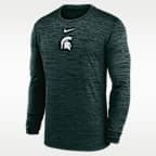 Michigan State Sideline Velocity Men's Nike Dri-FIT College Long-Sleeve T-Shirt