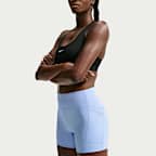 Nike Swift Pantalón corto de running de 10 cm ceñido, con talle alto y bolsillos - Mujer