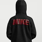 Sudadera con gorro de básquetbol Dri-FIT para niños talla grande Nike