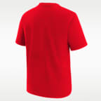 Cincinnati Reds Wordmark Big Kids' Nike MLB T-Shirt