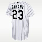 Jersey Nike de la MLB Replica para niños talla grande Kris Bryant Colorado Rockies