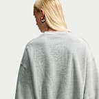 Nike Studio Fleece Medium Weight Women's Oversized Cropped Crew