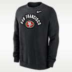 San Francisco 49ers Club Men's Nike NFL Pullover Crew