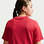 Κοντομάνικη αθλητική μπλούζα Dri-FIT Nike Multi για μεγάλα αγόρια