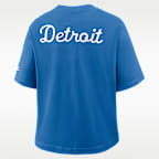 Detroit Lions Rewind Pocket Boxy Women's Nike NFL T-Shirt
