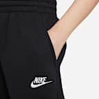 Pants holgados para niños talla grande Nike Sportswear Club Fleece