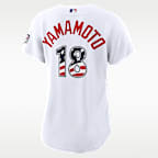 Yoshinobu Yamamoto Los Angeles Dodgers USA 250 Women's Nike MLB Stadium Jersey