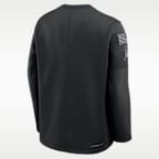 Denver Broncos Salute to Service Sideline Coaches Men's Nike NFL Pullover Crew