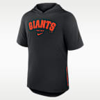 Playera Nike Dri-FIT de la MLB con gorro para hombre de los San Francisco Giants Arched Wordmark
