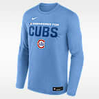 Chicago Cubs Authentic Collection Team Issue Men's Nike Dri-FIT MLB Long-Sleeve T-Shirt