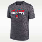 Ohio State Campus Center Stack Velocity Men's Nike Dri-FIT College T-Shirt
