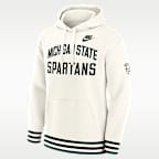 Sudadera con gorro sin cierre universitaria Nike para hombre Michigan State Legacy