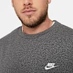 Sudadera de cuello redondo para hombre Nike Sportswear Club Fleece