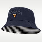 Gorro tipo pescador universitario Nike para hombre West Virginia Apex