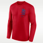 Dominican Republic National Baseball Team 2026 World Baseball Classic 2-Hit Legend Men's Nike Dri-FIT Long-Sleeve T-Shirt