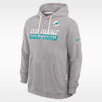 Miami Dolphins Sideline Standard Issue Men's Nike Dri-FIT NFL Pullover Hoodie