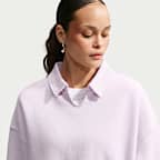 Nike Studio Fleece Medium Weight Women's Oversized Cropped Polo