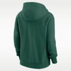 Sudadera con gorro Nike de la NFL de cierre completo para mujer Green Bay Packers Phoenix Rewind
