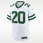 Jersey de fútbol americano Nike de la NFL Game para hombre Breece Hall New York Jets
