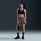 Nike Dri-FIT One Women's Mid-rise 8cm (approx.) 2-in-1 Shorts