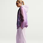 Nike Studio Fleece Medium Weight Women's Mid-Rise Open-Hem Trousers