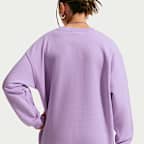 Nike Studio Fleece Oversize Crew Genç Çocuk (Kız) Sweatshirt'ü