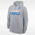 Detroit Lions Sideline Standard Issue Men's Nike Dri-FIT NFL Pullover Hoodie