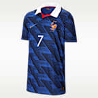 Jersey de fútbol Nike Dri-FIT ADV de la selección nacional de Francia local 2026 Match Ousmane Dembélé para niños talla grande