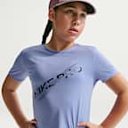 Nike Pro Older Kids' (Girls') Dri-FIT Short-Sleeve Top