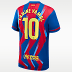 Lamine Yamal Barcelona 2025/26 Stadium Fourth Men's Nike Dri-FIT Soccer Jersey
