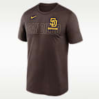 San Diego Padres Knockout Team Legend Men's Nike Dri-FIT MLB T-Shirt