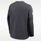Cleveland Browns Scripted To Win Sideline Coach Men's Nike Therma-FIT NFL Long-Sleeve T-Shirt
