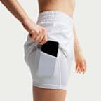 Nike One Women's Dri-FIT High-Waisted 8cm (approx.) 2-in-1 Shorts