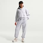 Nike Sportswear Studio Fleece Older Kids' (Girls') Oversized 1/4-Zip Top