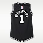 San Antonio Spurs Victor Wembanyama Icon Edition Baby Nike NBA Bodysuit