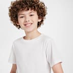 Camisetas interiores de cuello redondo para niños talla grande (paquete de 2) Nike