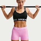 Shorts de ciclismo de tiro medio de 8 cm para mujer Nike Pro