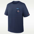 Playera Nike de la MLB para hombre Houston Astros City Connect 2-Hit Max90 Pocket