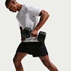 Shorts de alto rendimiento Dri-FIT de 18 cm sin forro con protección UV para hombre Nike Primary Fleece