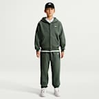 Nike Sportswear Solo Swoosh Big Kids' Fleece Full-Zip Hoodie