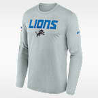 Detroit Lions Rivalries Collection Sideline Legend Men's Nike Dri-FIT NFL Long-Sleeve T-Shirt