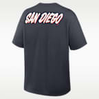 Playera Nike de la MLB para hombre San Diego Padres City Connect 2-Hit Max90 Pocket
