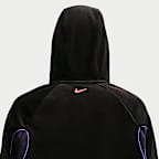 Chamarra de felpa holgada con gorro de cierre completo para hombre Nike Project F.R.O.G.