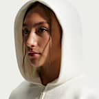 Hoodie folgado Nike Sportswear Studio Fleece com fecho completo Júnior (Rapariga)