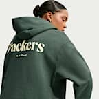 Sudadera con gorro sin cierre Nike de la NFL oversized para mujer Green Bay Packers Rivalries Collection Phoenix