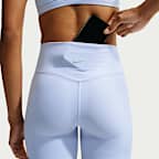 Nike Zenvy bikershorts met hoge taille voor dames (13 cm)