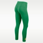 Oregon Zenvy Women's Nike Dri-FIT College High Rise 7/8 Leggings