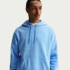 Sudadera con gorro de tejido Fleece prelavada para hombre Nike Sportswear Club